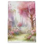 Fairy Birthday Party Medium Cadeauzakje (Achterkant)