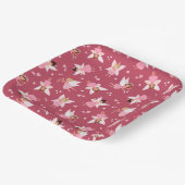 Fairy Birthday Party Roze Papieren Bordje (Gebogen)