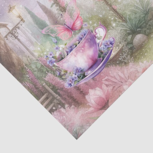 Fairy Birthday Party Tissuepapier (Detail)