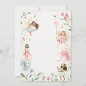 Fairy Birthday Whimsical Princess Fairy Birthday I Kaart (Achterkant)
