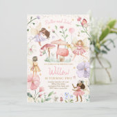 Fairy Birthday Whimsical Princess Fairy Birthday Kaart (Staand voorkant)