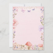 Fairy Birthday Whimsical Princess Fairy Birthday Kaart (Achterkant)