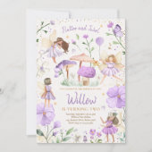 Fairy Birthday Whimsical Princess Fairy Birthday Kaart (Voorkant)