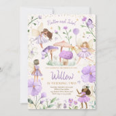 Fairy Birthday Whimsical Princess Fairy Birthday Kaart (Voorkant)