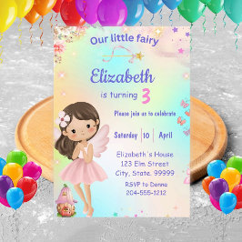 Fairy Birthday Whimsical Princess Fairy Birthday Kaart