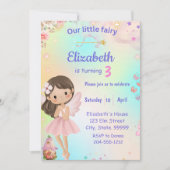 Fairy Birthday Whimsical Princess Fairy Birthday Kaart (Voorkant)