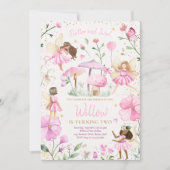 Fairy Birthday Whimsical Princess Fairy Birthday Kaart (Voorkant)