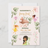 Fairy Birthday Whimsical Princess Fairy Birthday Kaart (Voorkant)