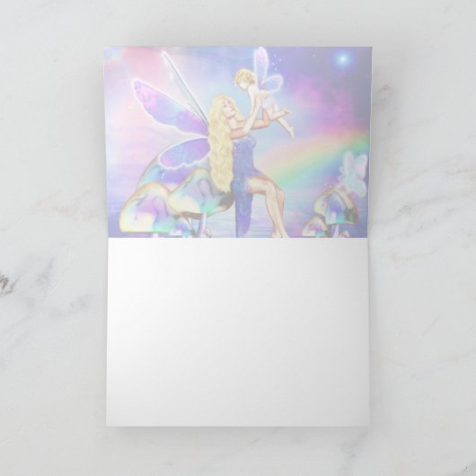 Fairy Blessing Wenskaart Kaart (Binnen)