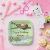 Fairy bloementuin betoverde bos meisje papieren bordje (Feest)