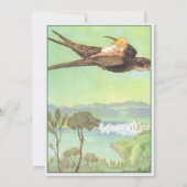 Fairy bloementuin betoverde bos meisje verjaardag kaart (Achterkant)