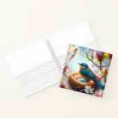 Fairy & Bluebird Nest – Spring Blossom Fantasy Notitieboek (Binnen)