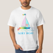 Fairy Boat LGBTQ+ GAY PRIDE Twink T-shirt (Voorkant)
