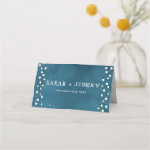 Fairy Bokeh String Lights Garland Bruiloft Plaatskaartje (Achterkant)