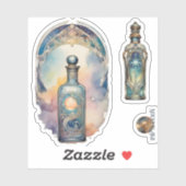 Fairy Bottle Sticker en Bonus Galaxy Sticker (Vel)