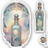 Fairy Bottle Sticker en Bonus Galaxy Sticker (Voorkant)