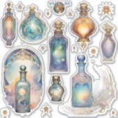 Fairy Bottle Sticker Sheet (Voorkant)