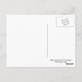 Fairy Boy Bunny Briefkaart (Achterkant)