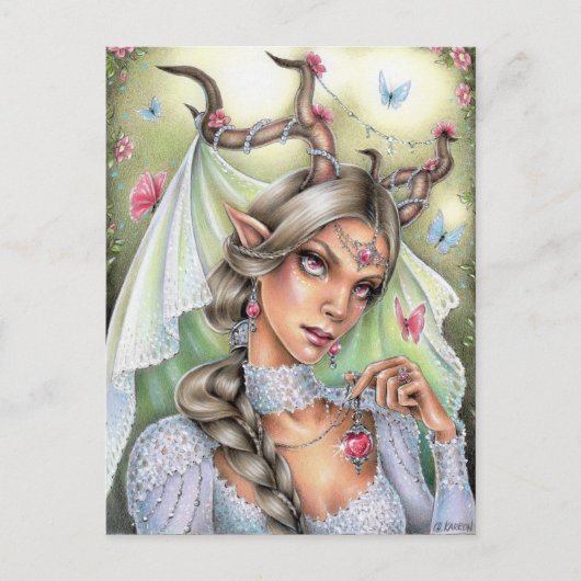 Fairy Bride Briefkaart (Voorkant)