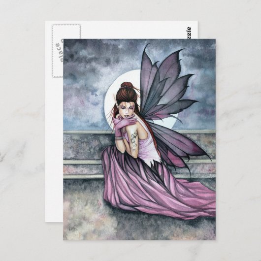 Fairy Briefkaart 'Hiding' beroemd gemaakt door Mol (Voorkant / Achterkant)