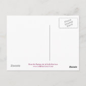 Fairy Briefkaart 'Hiding' beroemd gemaakt door Mol (Achterkant)