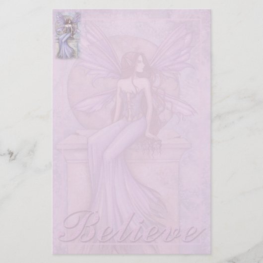 Fairy Briefpapier 'Believe' beroemd gemaakt door M (Voorkant)