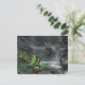 Fairy Brook Briefkaart (Staand voorkant)
