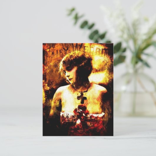 Fairy bruiloft briefkaart (Staand voorkant)