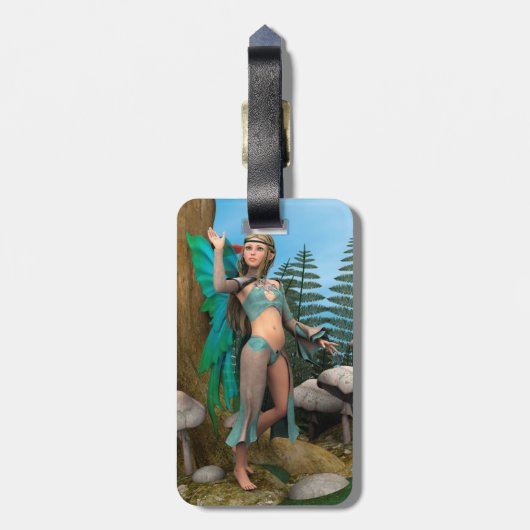 Fairy Butterfly Bagagelabel (Achterkant verticaal)