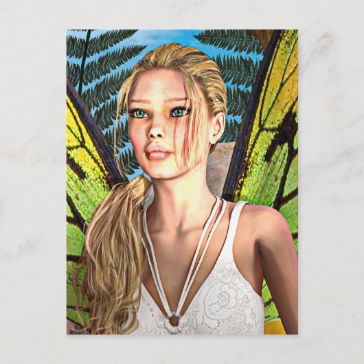 Fairy Butterfly Briefkaart (Voorkant)