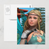 Fairy Butterfly Briefkaart (Voorkant / Achterkant)