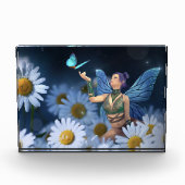 Fairy Butterfly en Daisies Fotoblokken (Voorkant)