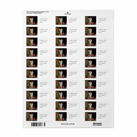 Fairy Butterfly Etiket (Full Sheet)