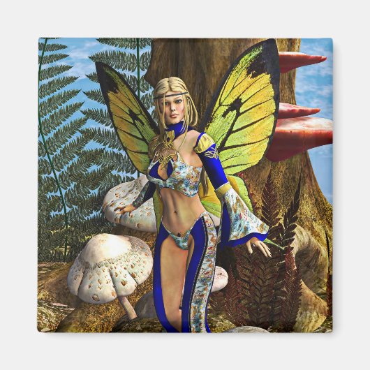 Fairy Butterfly Magneet (Voorkant)