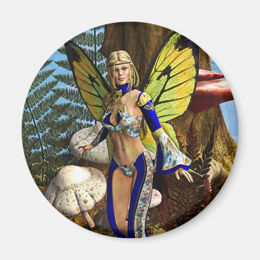 Fairy Butterfly Magneet (Voorkant)