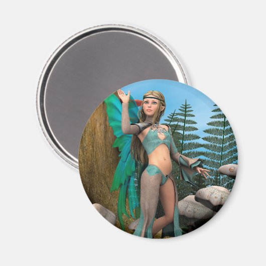 Fairy Butterfly Magneet (Voorkant / Achterkant)