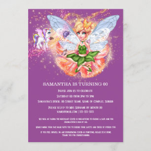 Fairy butterfly prinses pony magie glitter meiden kaart