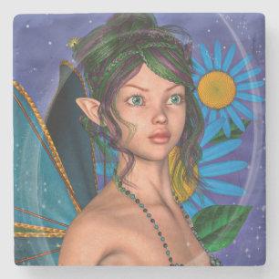 Fairy Butterfly Stenen Onderzetter