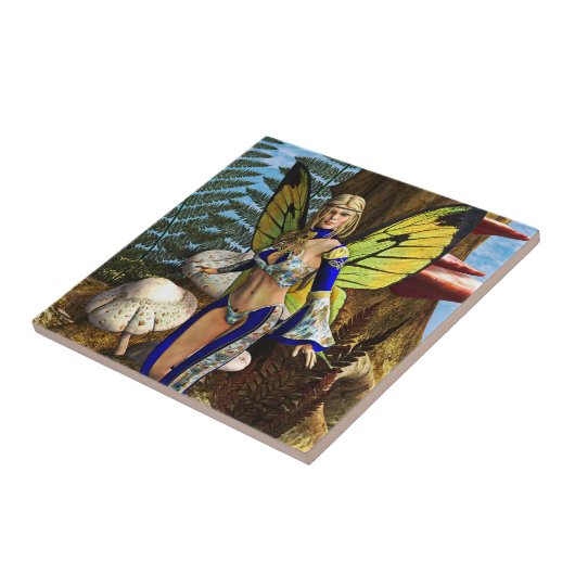 Fairy Butterfly Tegeltje (Zijkant)