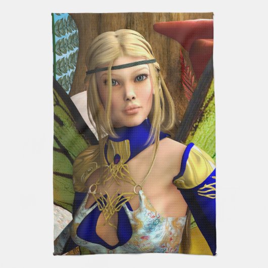 Fairy Butterfly Theedoek (Verticaal)