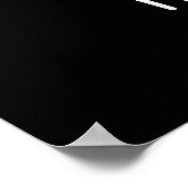 Fairy Cake Funny Cupcake Pun Dark BG Poster (Hoek)