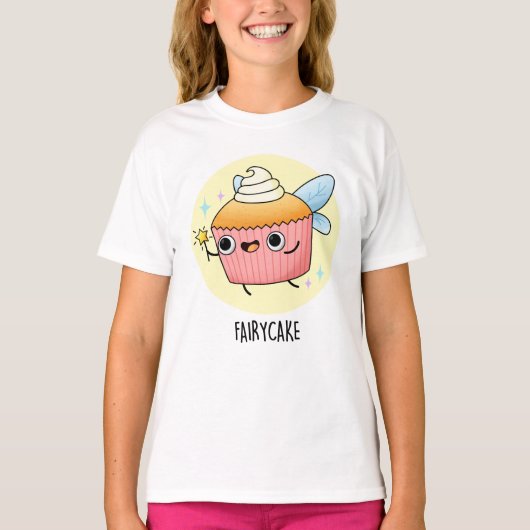 Fairy Cake Funny Cupcake Pun T-shirt (Voorkant)
