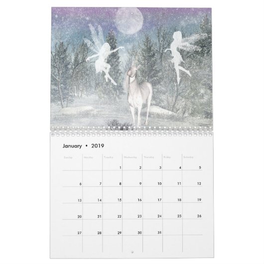Fairy Calendar Kalender (Jan 2019)