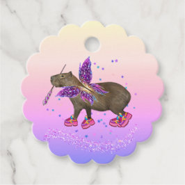 Fairy Capybara Magic Bedankjes Labels