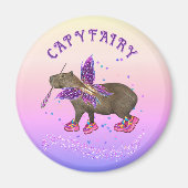 Fairy Capybara Magic Magneet (Voorkant)