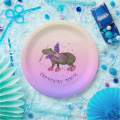 Fairy Capybara Magic Papieren Bordje (Feest)