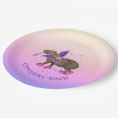 Fairy Capybara Magic Papieren Bordje (Gekanteld)