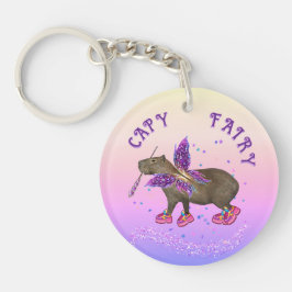 Fairy Capybara Magic Sleutelhanger