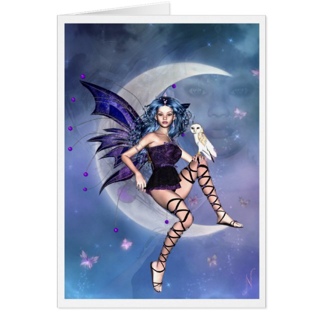Fairy Card - Moonlight Fairy (Voorkant)