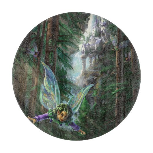 Fairy Castle Forest Snijplank (Voorkant)